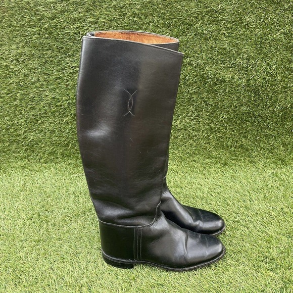 Churchill Women’s English Leather Equestrian Riding Boots Women’s Size 7.5 - Picture 1 of 16
